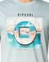 Rip Curl - good day bad day tee - vintage blue